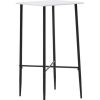 Table Haute Et Bar * | Meilleur Prix Topdeal Table De Bar Blanc 60 X 60 X 111 Cm Mdf