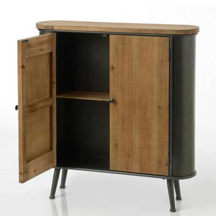 Table Haute Et Bar * | Top 10 Amadeus Meuble 2 Portes Cabanon Multicolore