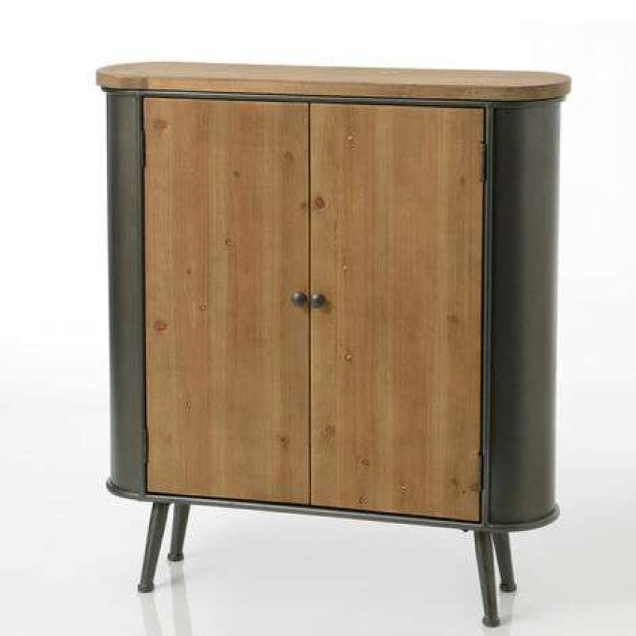 Table Haute Et Bar * | Top 10 Amadeus Meuble 2 Portes Cabanon Multicolore