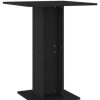 Table Haute Et Bar * | Grosses Soldes Inlife Table De Bistro Noir 60X60X75 Cm Agglomere