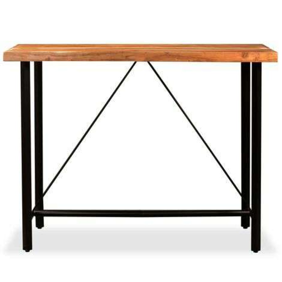 Table Haute Et Bar * | Acheter Youthup Table De Bar Bois Massif De Sesham 150 X 70 X 107 Cm