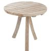 Table Haute Et Bar * | Remise Les Tendances Table De Bar Ronde Bois Massif Clair Azura D 75 Cm