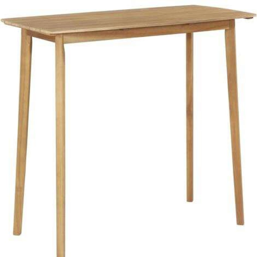 Table Haute Et Bar * | Offres Topdeal Table De Bar 120X60X105 Cm Bois D'Acacia Massif Vdff28434_Fr