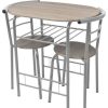 Table Haute Et Bar * | Nouveau Topdeal Ensemble De Meuble Pour Salle A Manger Mdf Vdff09585_Fr