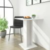 Table Haute Et Bar * | Le Moins Cher Fimei Table De Bistro Blanc 60X60X75 Cm Agglomere