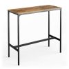 Table Haute Et Bar * | Meilleure Vente Table De Bar Fyrk Table De Bistro Mange-Debout Comptoir 120Cm X 50 Cm Bar Vicco