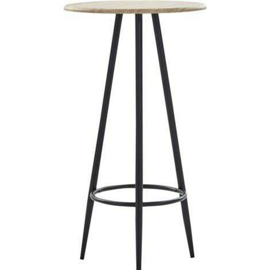 Table Haute Et Bar * | Meilleure Vente Hommoo Ensemble De Bar 3 Pcs Similicuir Gris Hdv21981