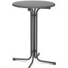 Table Haute Et Bar * | Acheter Helloshop26 Mange Debout Table Pliable Pliant Diametre 80 Cm Gris Gris