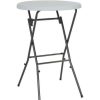 Table Haute Et Bar * | Budget Supermarket Table De Bar Pliante Blanc 80 X 110 Cm Pehd