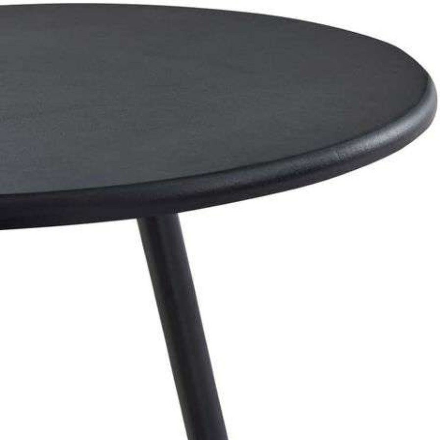 Table Haute Et Bar * | Coupon Asupermall Table De Bar Noir 60 107,5 Cm Mdf