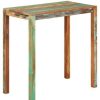 Table Haute Et Bar * | De Gros True Deal Table De Bar 112X60X108 Cm Bois De Recuperation Solide