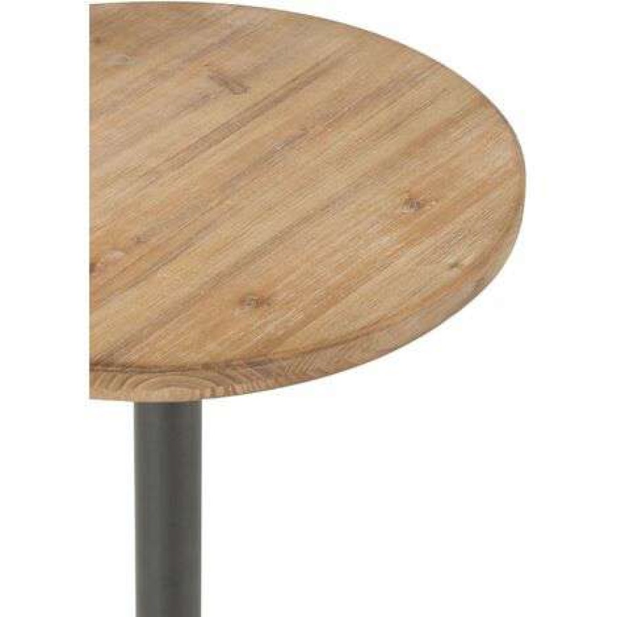 Table Haute Et Bar * | Meilleur Prix Les Tendances Table De Bar Rond Bois Massif Massimo L 48 Cm