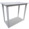 Table Haute Et Bar * | Bon Marche Supermarket Table De Bar En Bois Blanc