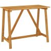 Table Haute Et Bar * | De Gros Topdeal Table De Bar De Jardin 140X70X104 Cm Bois D'Acacia Massif Ff312409_Fr