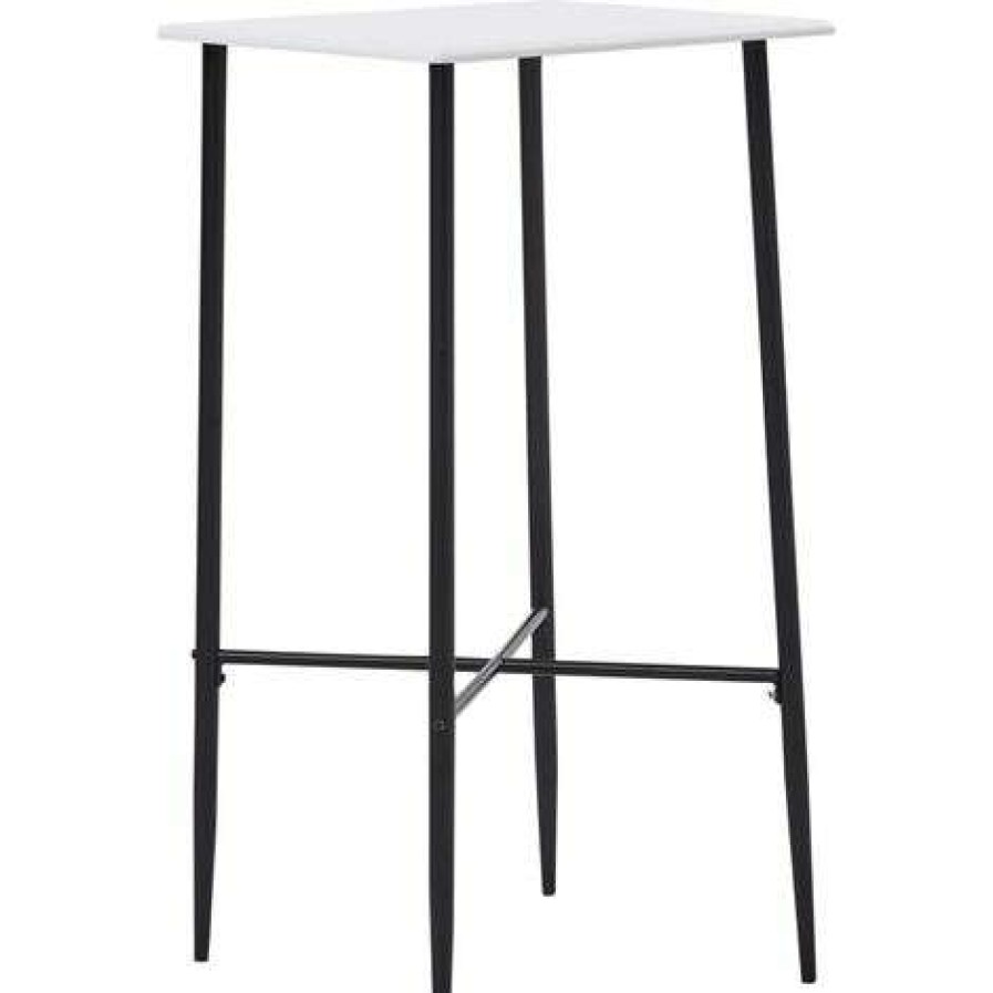 Table Haute Et Bar * | Le Moins Cher True Deal Ensemble De Bar 5 Pcs Plastique Noir