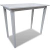 Table Haute Et Bar * | Grosses Soldes True Deal Table De Bar En Bois Blanc