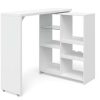 Table Haute Et Bar * | Remise Table De Bar Vega" Blanche Vicco