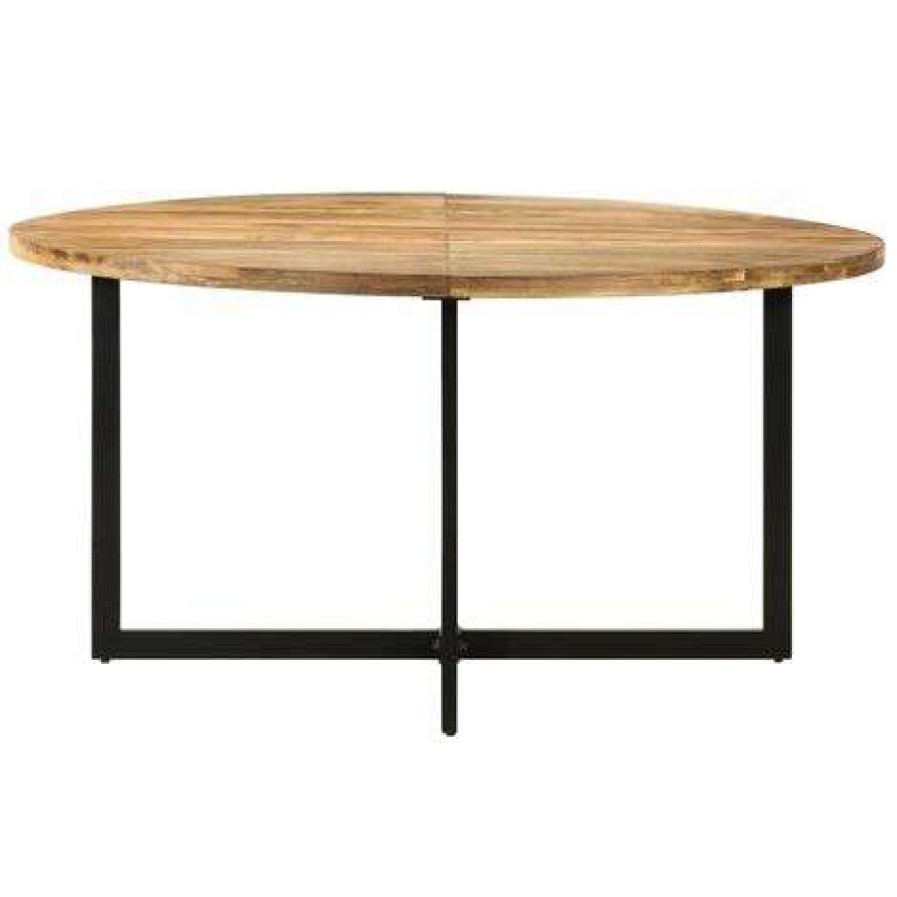 Table Haute Et Bar * | Le Moins Cher Inlife Table A Diner 150 75 Cm Bois De Manguier Massif