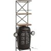 Table Haute Et Bar * | Bon Marche Les Tendances Bar Tracteur Avant Metal Noir Patrick L 87 Cm