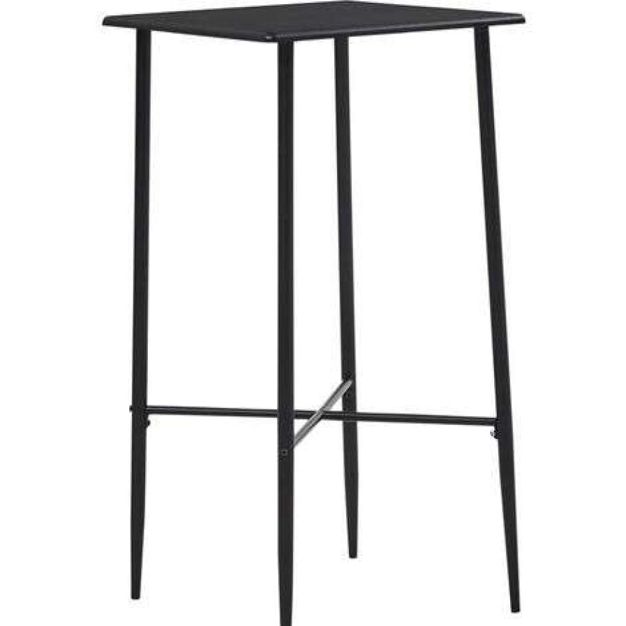 Table Haute Et Bar * | Sortie Asupermall Ensemble De Bar 3 Pcs Tissu Gris Fonce