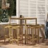 Table Haute Et Bar * | Meilleure Vente Youthup Table De Bar 110X100X110 Cm Bois De Pin Impregne Brun