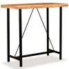 Table Haute Et Bar * | Budget True Deal Table De Bar Bois Massif D'Acacia 120X60X107 Cm