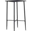 Table Haute Et Bar * | Le Moins Cher Youthup Table De Bar Noir 60X60X111 Cm Mdf Noir