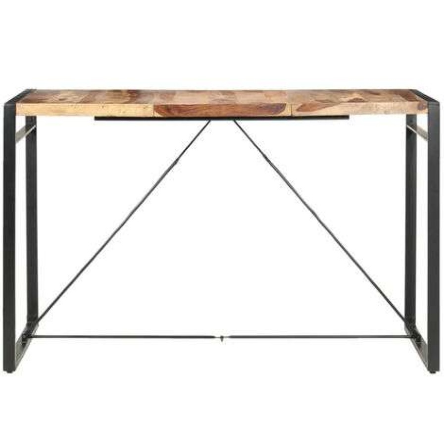 Table Haute Et Bar * | Promo Asupermall Table De Bar 180X90X110 Cm Bois Solide