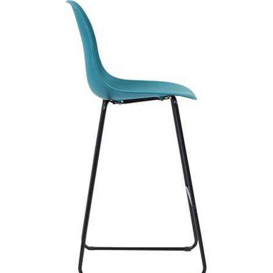 Table Haute Et Bar * | Les Meilleures Critiques De Asupermall Ensemble De Bar 5 Pcs Plastique Turquoise