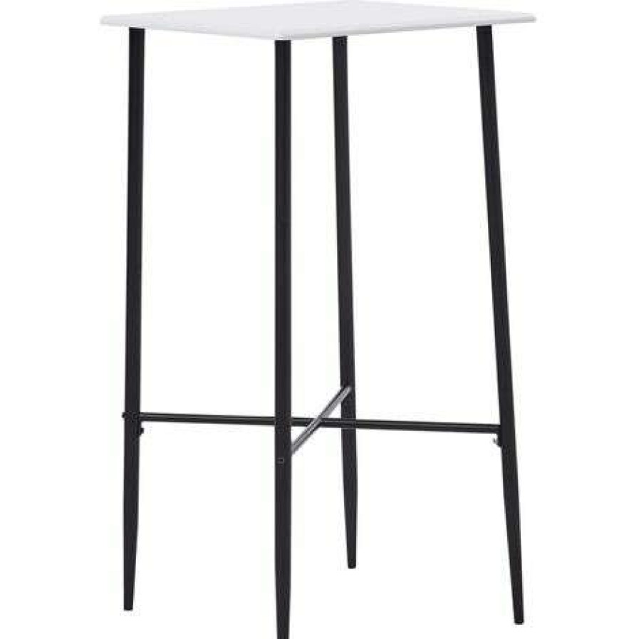 Table Haute Et Bar * | Remise Hommoo Ensemble De Bar 5 Pcs Plastique Gris Hdv22128