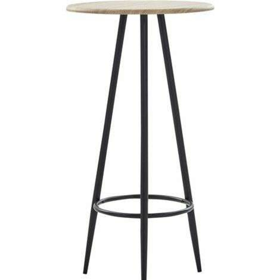 Table Haute Et Bar * | Promo Hommoo Ensemble De Bar 3 Pcs Similicuir Orange Hdv21989