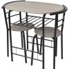 Table Haute Et Bar * | Grosses Soldes Topdeal Ensemble De Meuble Pour Salle A Manger Mdf Vdff09584_Fr