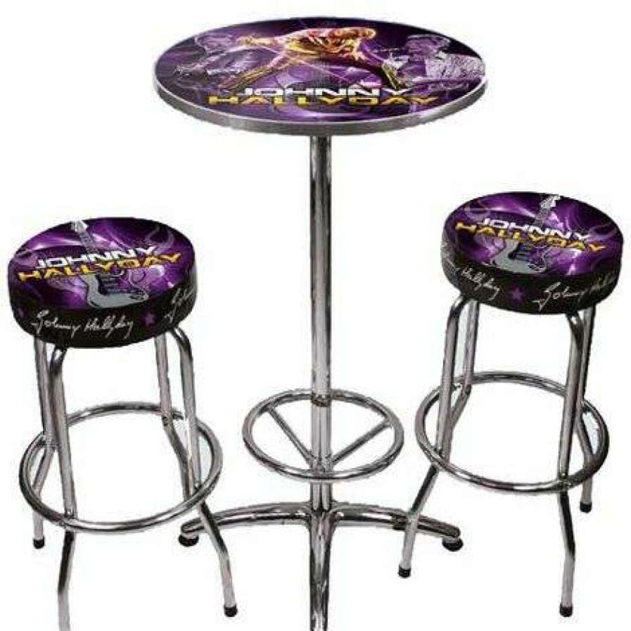 Table Haute Et Bar * | Coupon Set De Bar Johnny Hallyday