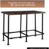 Table Haute Et Bar * | Grosses Soldes Asupermall Heavy Duty Industrial Retro Pipe Kit Pour Bar Table Cuisine Rustique Cadre En Metal Robuste Style Vintage Base De Table Pour La Maison Mobilier De Bureau (Table Non Inclus)