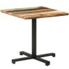 Table Haute Et Bar * | Meilleure Affaire Asupermall Table De Bistro Carree 80X80X75 Cm Bois De Recuperation Massif