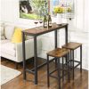 Table Haute Et Bar * | Remise Befara Table De Bar Vasagle