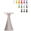 Table Haute Et Bar * | Meilleure Affaire Table Haute Pour Tabouret Design Moderne Home Garden Bar Slide Jet | Couleur: Gris Clair