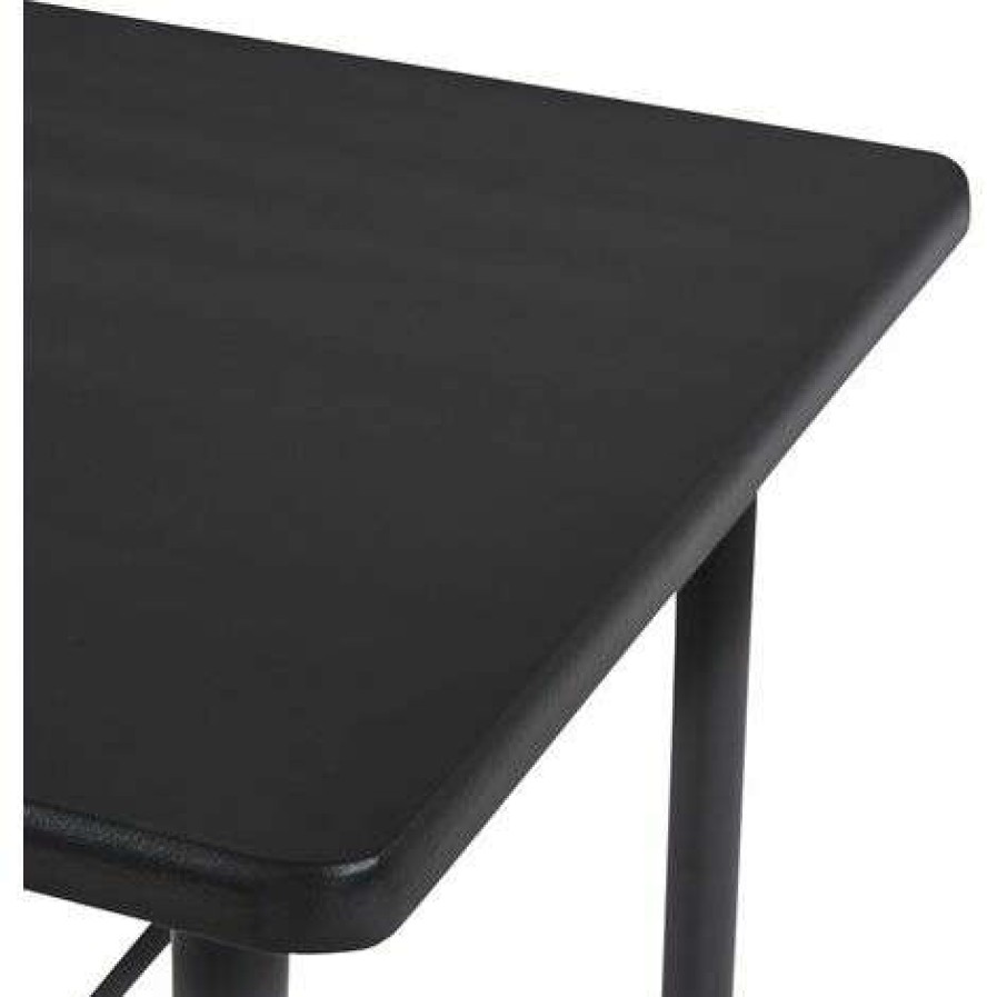 Table Haute Et Bar * | Acheter Asupermall Ensemble De Bar 5 Pcs Plastique Noir