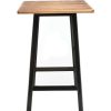 Table Haute Et Bar * | Meilleure Vente Miliboo Table De Bar Design Jones Noir Noir