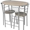 Table Haute Et Bar * | Promo Happyshopping Ensemble De Meuble Pour Salle A Manger Mdf