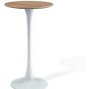 Table Haute Et Bar * | Meilleure Vente Vmo Home Table Haute Ibiza White-Wood O