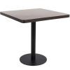 Table Haute Et Bar * | Acheter Asupermall Table De Bistro Marron Fonce 80 80 Cm Mdf