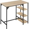 Table Haute Et Bar * | Les Meilleures Critiques De Tectake Table De Bar Industrielle Cannock 109X60X100Cm Table De Bar Style Industriel, Table De Bistrot, Table Haute