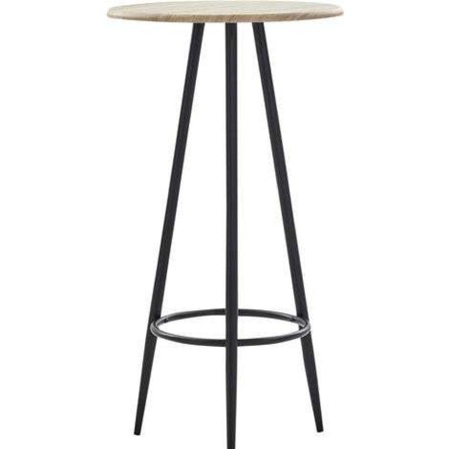 Table Haute Et Bar * | Coupon Asupermall Ensemble De Bar 3 Pcs Similicuir Noir