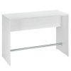 Table Haute Et Bar * | Meilleure Vente Sans Marque Table De Restauration Haute 6 Places L 160 X P 70 Cm Luego Blanc Maxiburo