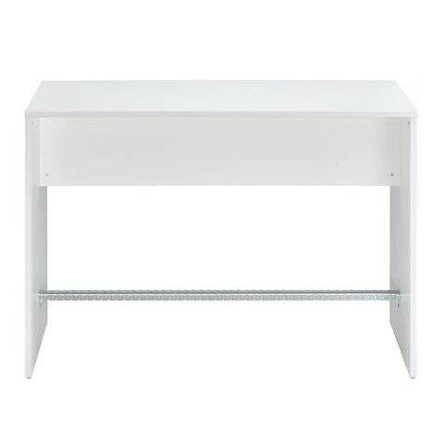 Table Haute Et Bar * | Meilleure Vente Sans Marque Table De Restauration Haute 6 Places L 160 X P 70 Cm Luego Blanc Maxiburo