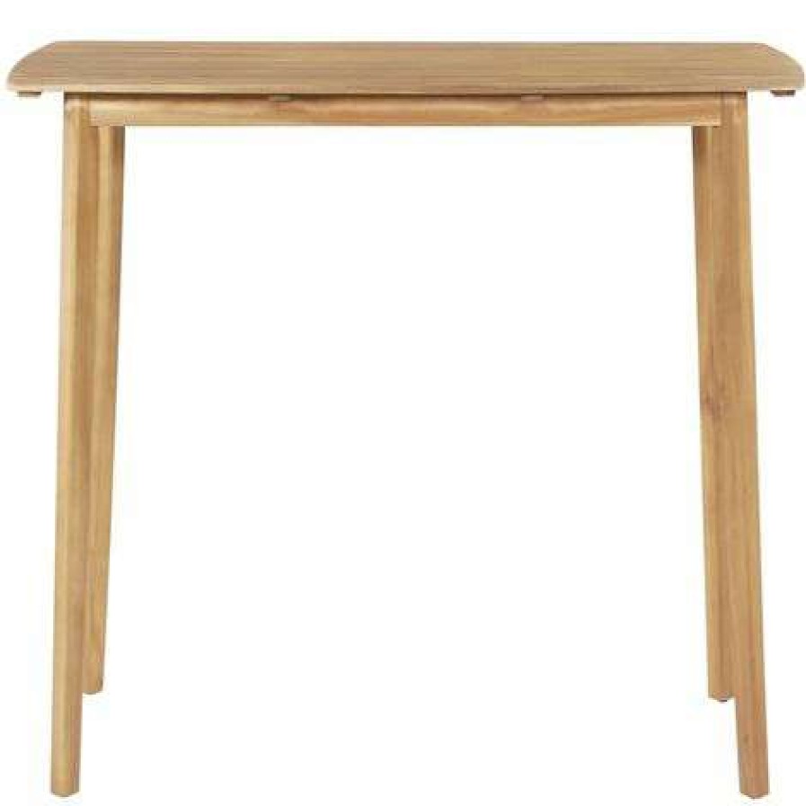 Table Haute Et Bar * | Grosses Soldes Asupermall Table De Bar 120X60X105 Cm Bois D'Acacia Massif