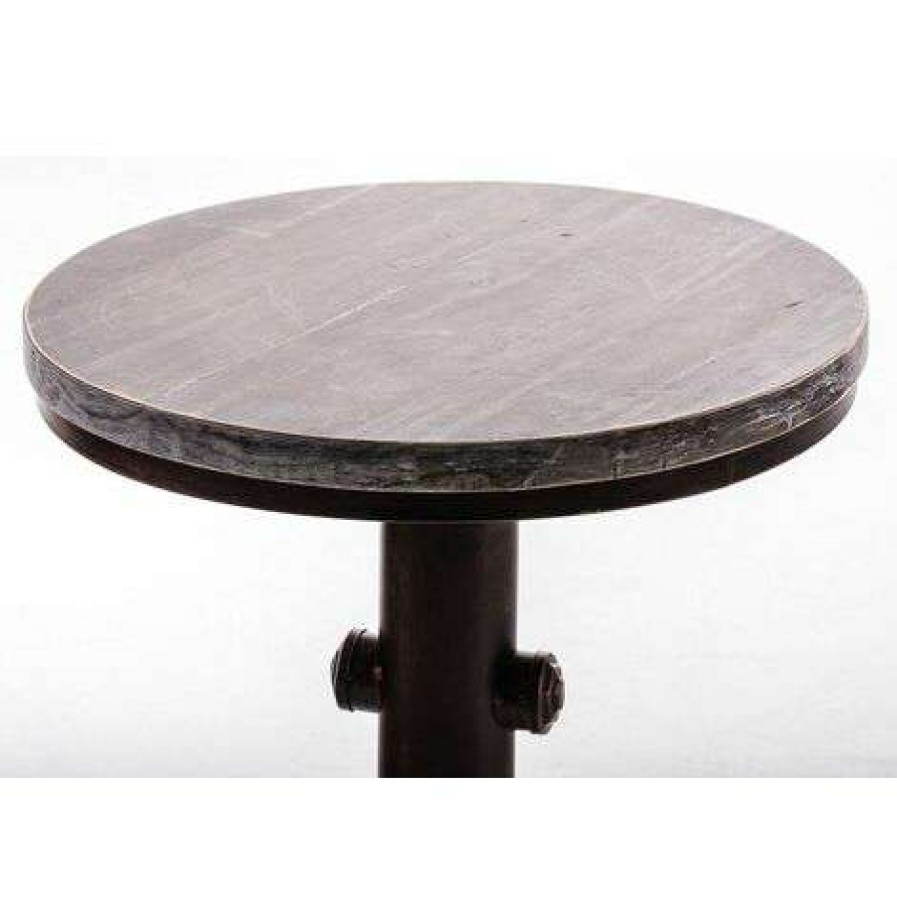 Table Haute Et Bar * | Acheter Clp Table Ronde Lumos O 50 Cm Bronze