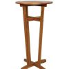 Table Haute Et Bar * | De Gros Youthup Table De Bar 60 105 Cm Bois D'Acacia Massif Brun