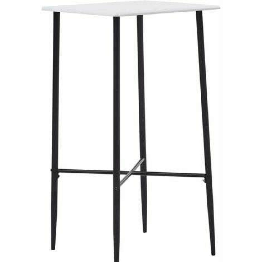 Table Haute Et Bar * | Coupon Hommoo Ensemble De Bar 5 Pcs Plastique Jaune Hdv22134